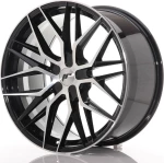 Japan Racing Wheels JR28 21x10.5 ET15-55 Gloss Black Machined Face