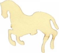 Aλογάκι Ξύλινο 80x72x3mm