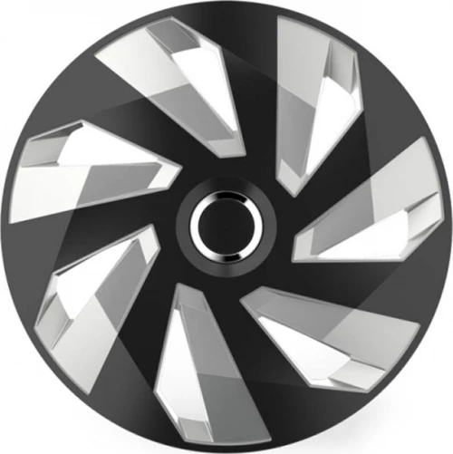 Versaco Σετ Τάσια Αυτοκινήτου Vector 4τμχ 16" Μαύρο/Ασημί
