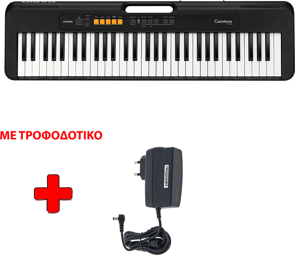 Casio CT-S100 με Τροφοδοτικό