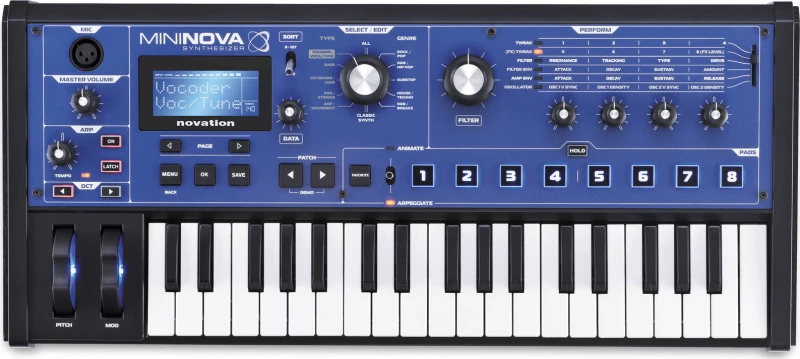 Novation MININOVA Synth με 37 mini πλήκτρα
