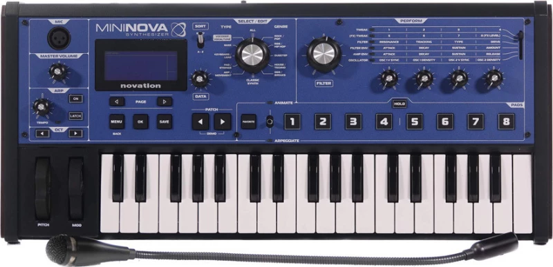 Novation MININOVA Synth με 37 mini πλήκτρα