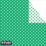 Fabi Χαρτόνι Πουά Πράσινο 50x70cm 1τμχ