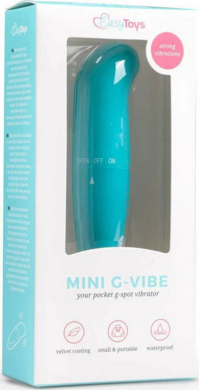Easytoys Mini G-Vibe 12cm Turquoise