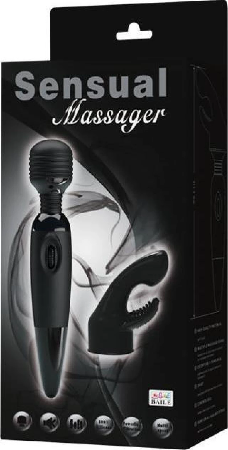 Pretty Love Sensual Massager 25.2cm Black