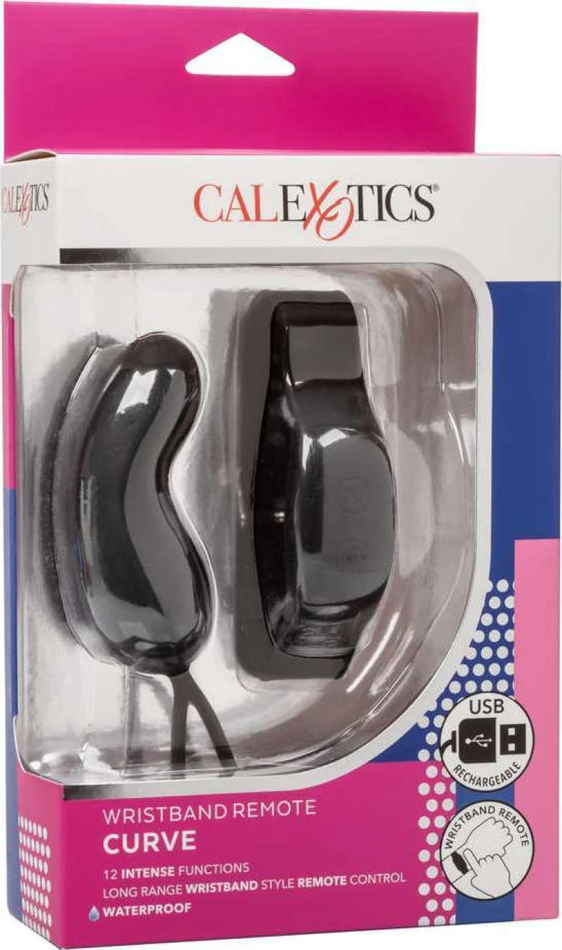 Calexotics Wristband Remote Curve Black 7.5cm