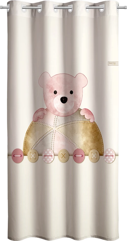 Saint Clair Κουρτίνα Teddy Rose 160x250cm