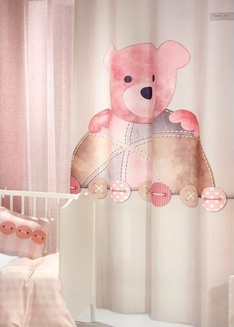 Saint Clair Κουρτίνα Teddy Rose 160x250cm