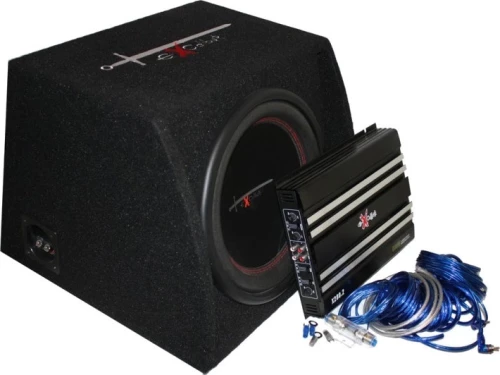 Excalibur Basspack X1 1000 watt πακετο subwoofer με ενισχυτη και κιτ καλωδιωσης!