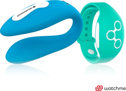 WEARWATCH DUAL PLEASURE WIRELESS TECHNOLOGY WATCHME BLUE / GREEN