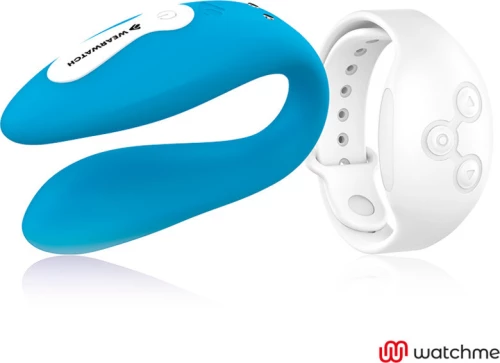 WEARWATCH DUAL PLEASURE WIRELESS TECHNOLOGY WATCHME BLUE / WHITE