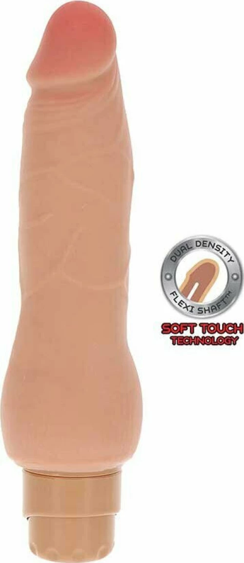ToyJoy Get real Dual Density Smooth Vibrator 22cm Chiaro