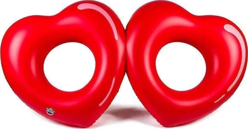 Bigmouth Giant Double Heart Pool Float