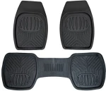 Auto Gs Σετ Πατάκια 3τμχ από Λάστιχο για Mitsubishi Outlander 2008-2009