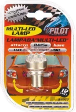 Lampa P21W Multi-Led White 12V 1τμχ