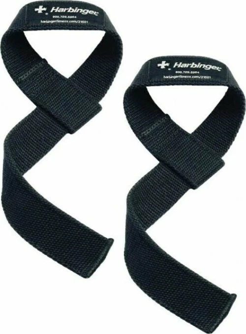 Harbinger Cotton Lifting Straps HBG/361170 Μαύρο