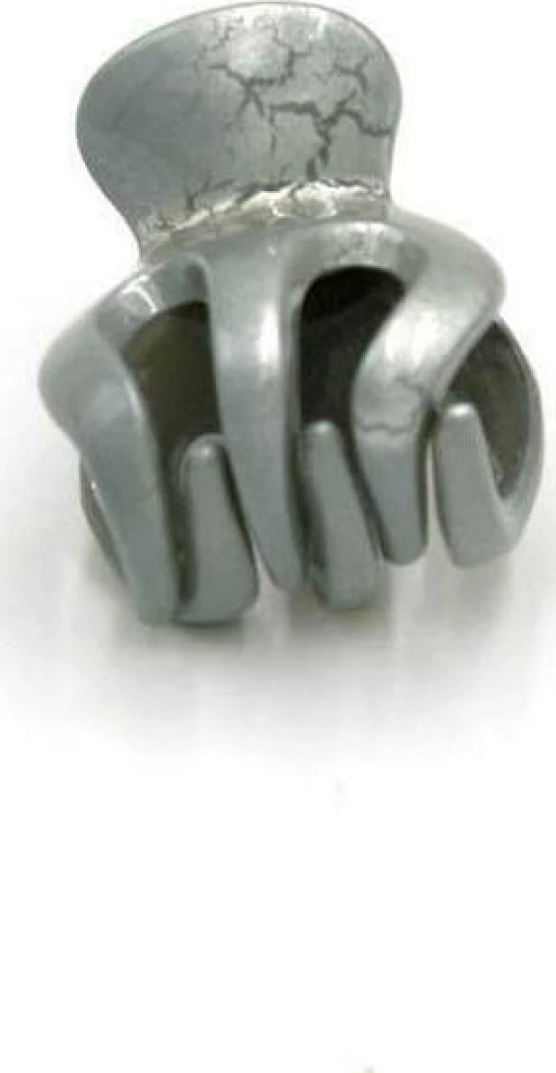 SMALL HAIR CLIP μικρό κλάμερ με μεγάλο άνοιγμα Ασημί
