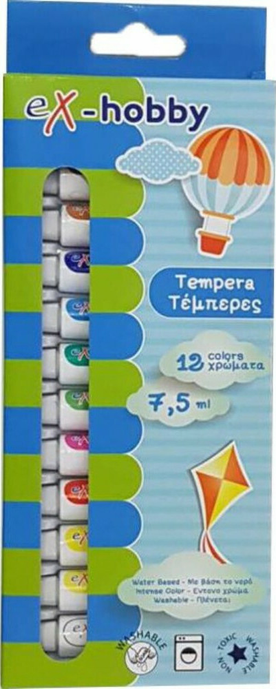 eX-HOBBY Tempera 7.5ml 12τμχ