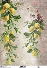 Ριζόχαρτο decoupage "lemons" 21x29εκ. (ITD-R1193)