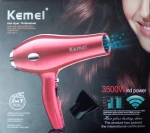Kemei Km-5821 Σεσουάρ Μαλλιών 3500W Με Ζεστό - Κρύο Αέρα