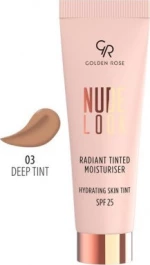 Golden Rose Nude Look Radiant Tinted Moisturiser SPF25 03 Deep Tint 32ml