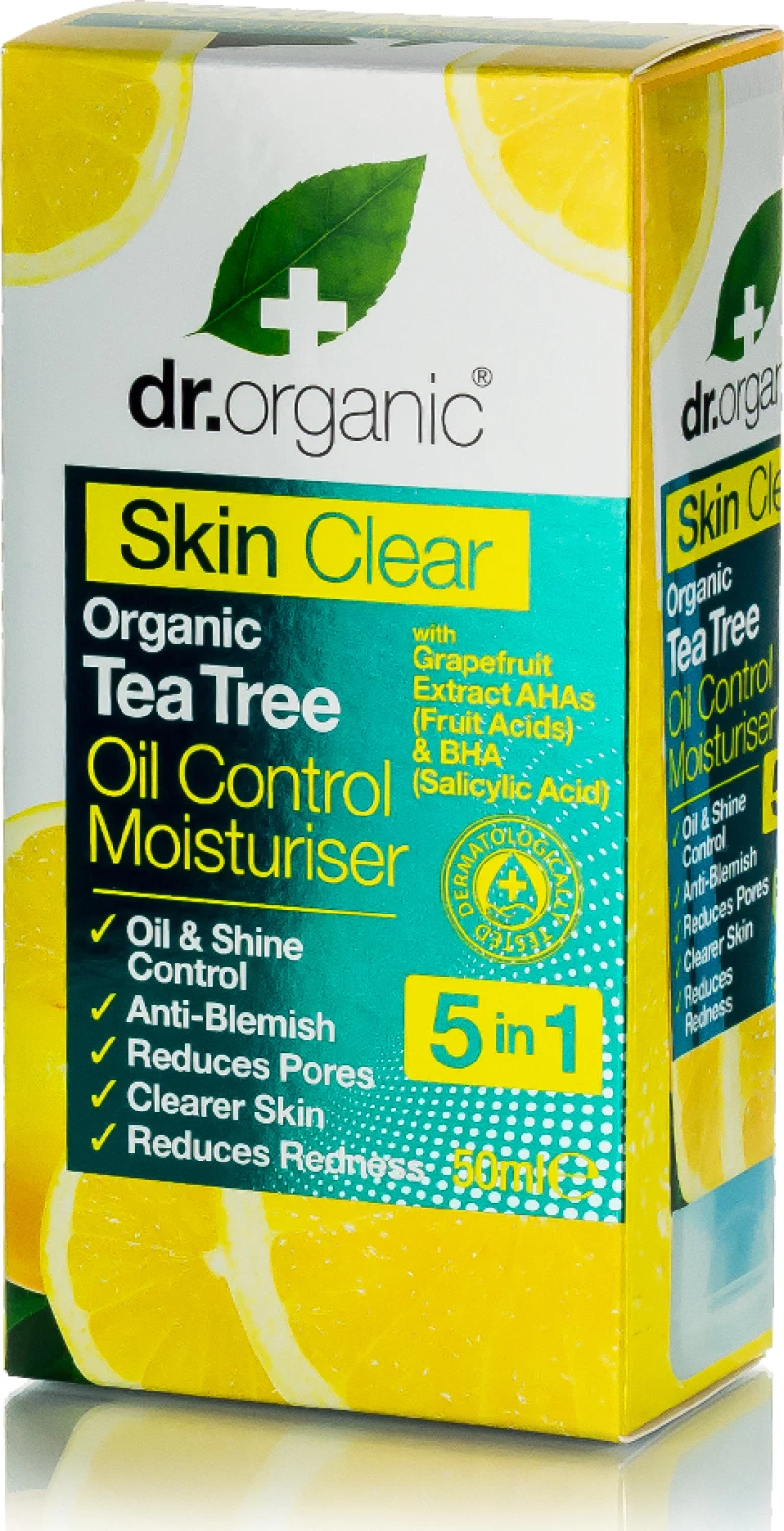 Dr.Organic Skin Clear Organic Tea Tree Oil Control Moisturiser 50ml
