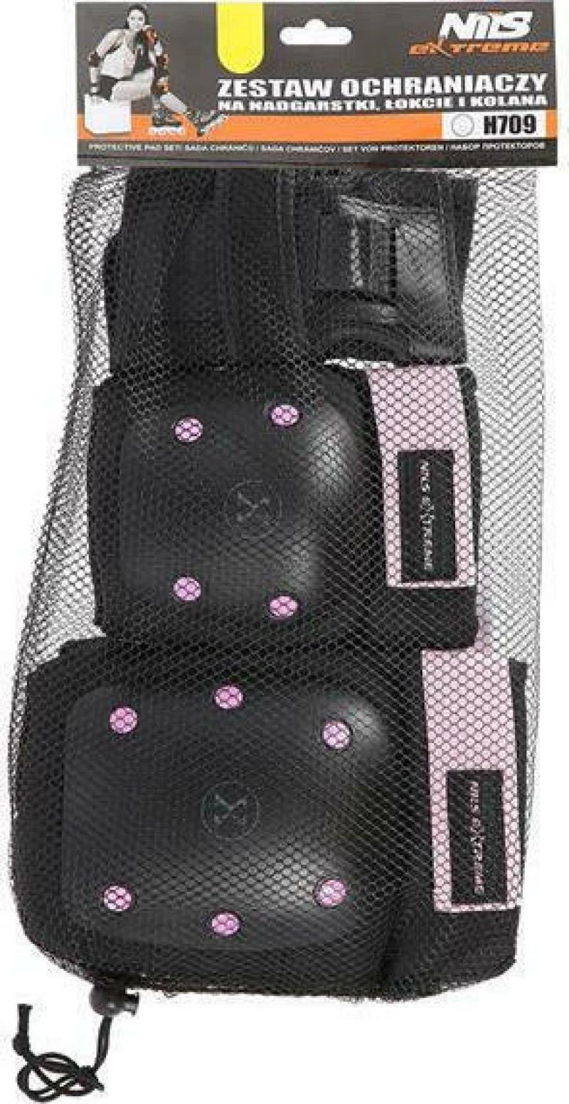Nils Extreme H709 Σετ Προστατευτικών Μαύρα/Μωβ