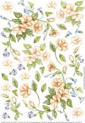 Χαρτί για Decoupage - Campanelle