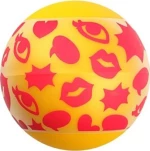 Linx Pop Stroker Ball Clear/Yellow OS