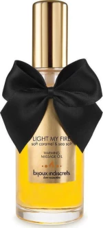 Bijoux Indiscrets Warming Massage Oil Light My Fire Soft Caramel And Sea Salt 100ml