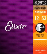 ELIXIR 16052 ''Nanoweb'' Light Χορδές Phosphor Bronze Ακουστικής Κιθάρας