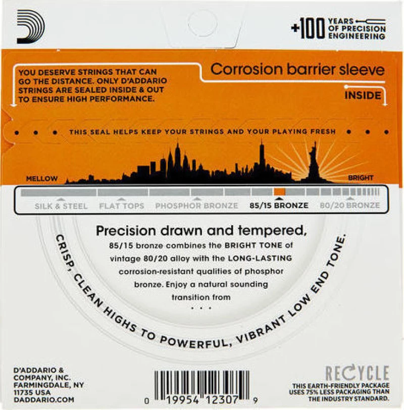 D'Addario ΕΖ-900 Χορδές Ακουστικής Κιθάρας