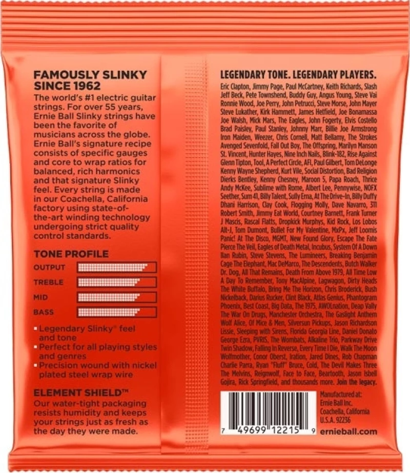 Ernie Ball Skinny Top Heavy Bottom Slinky Nickel Wound (10–52)