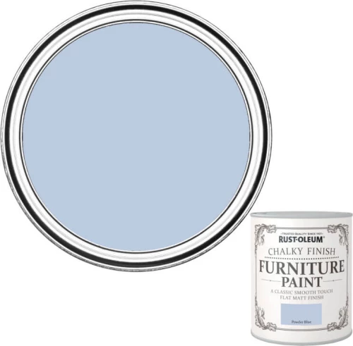 Rust-Oleum Furniture Paint Chalky Finish Powder Blue 125ml