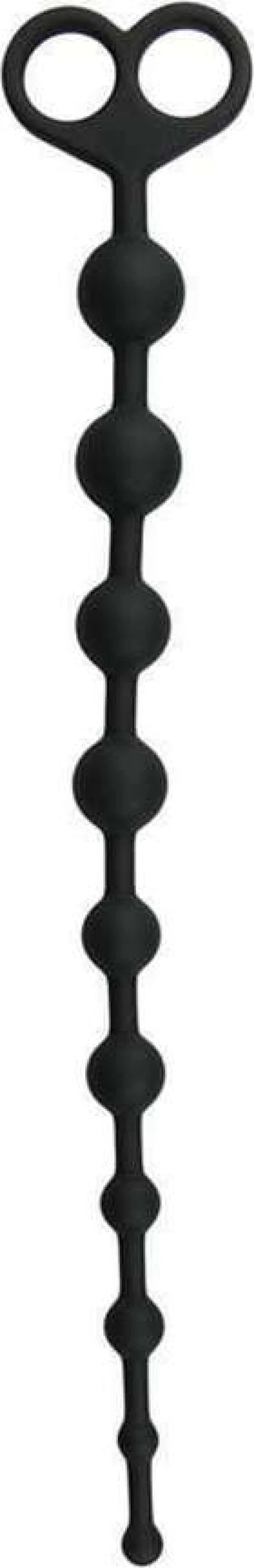 Easytoys Long Anal Beads Black