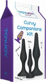 ToyJoy Curvy Companions Kit 3pcs Black