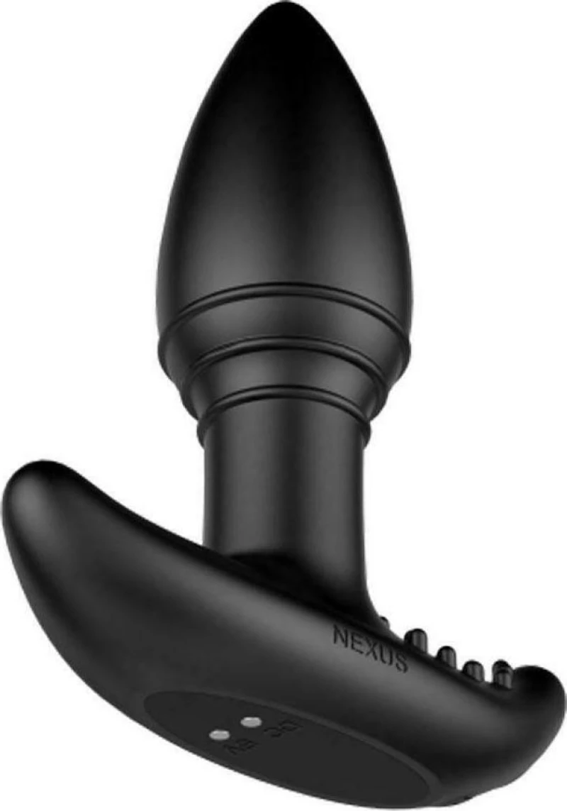 B-Stroker Vibrating Butt Plug Black