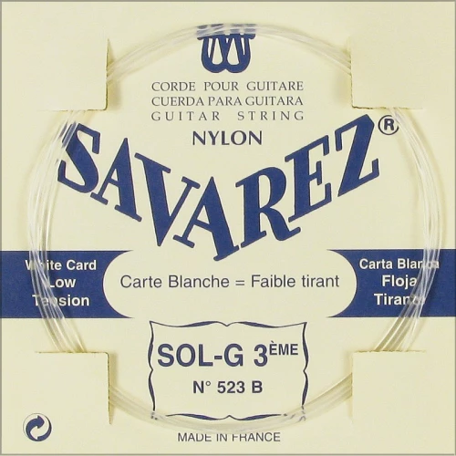 Savarez 523B G White - Low Tension