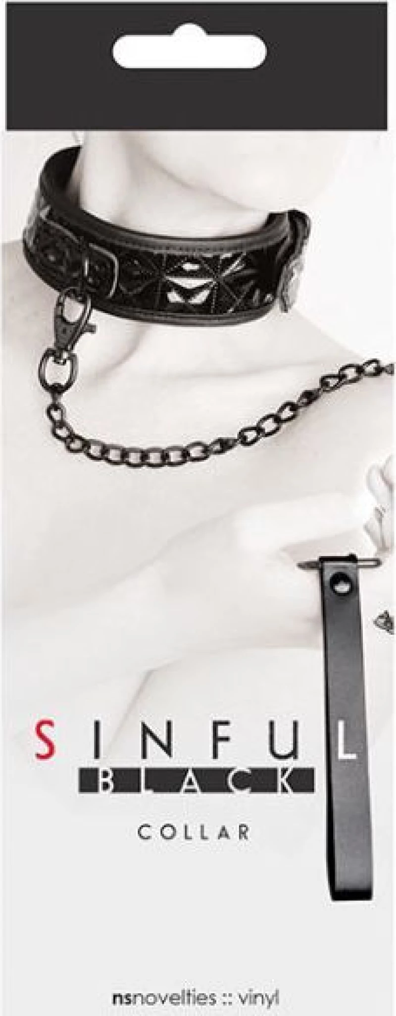 Ns Novelties Sinful Collar with Leash