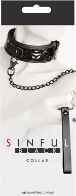 Ns Novelties Sinful Collar with Leash
