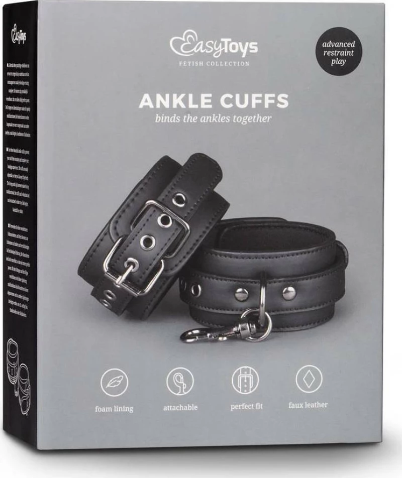 Easytoys Fetish Leather Ankle Cuffs