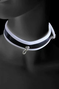 O-ring Collar And Snaps White
