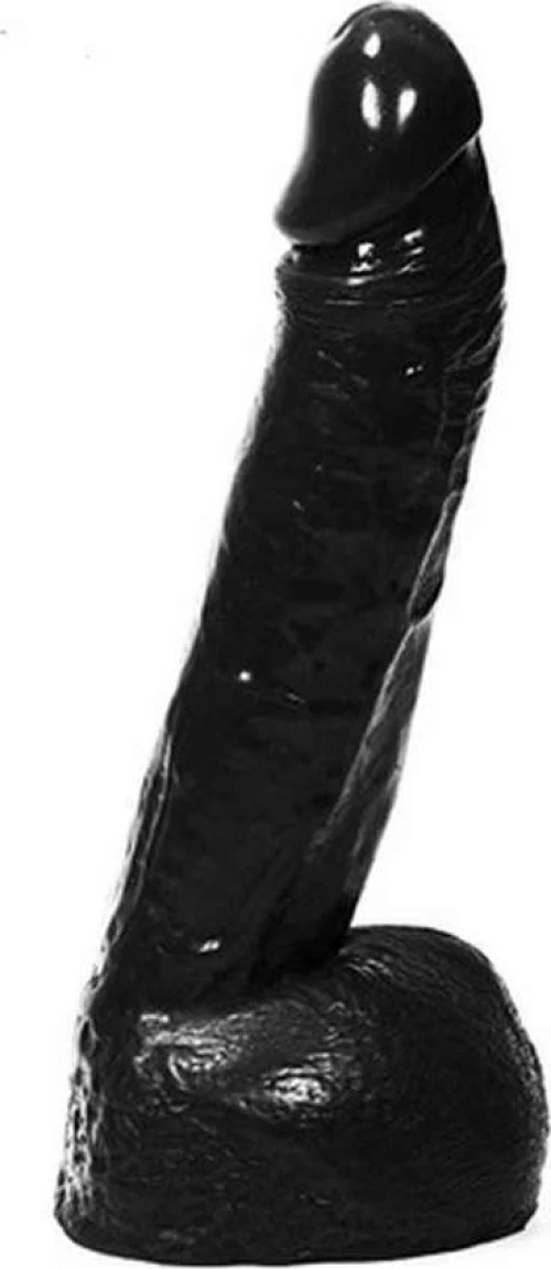 All Black Dildo 21cm Black