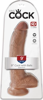 Pipedream King Cock Cock with Balls 23cm Tan