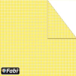 Fabi Χαρτόνι Καρό Κίτρινο 50x70cm 1τμχ