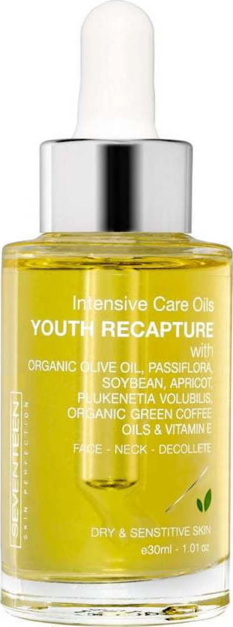 Seventeen Intensive Care Oils Youth Recapture for Dry & Sensitive Skin 30ml
