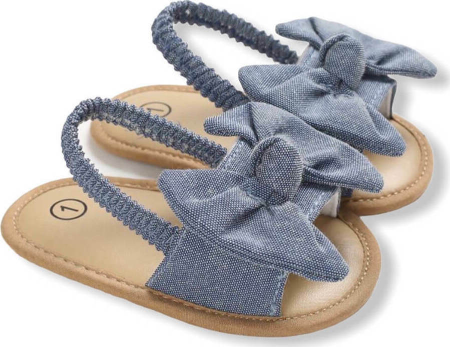 Baby Sandals Bowknot - Grey