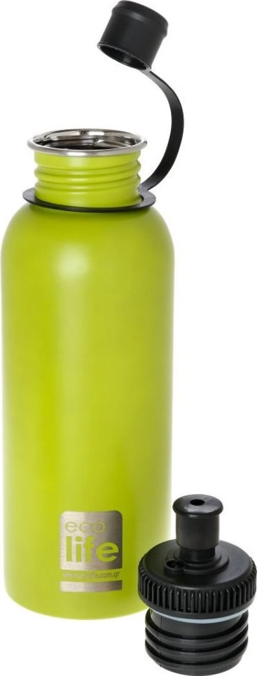 Παγούρι Μεταλλικό Lime (Matte) 600 ml (Ecolife)
