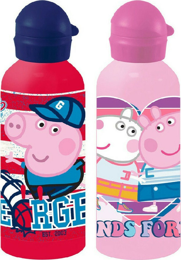 Διακάκης Αλουμινίου Παγούρι Peppa Pig 500ml