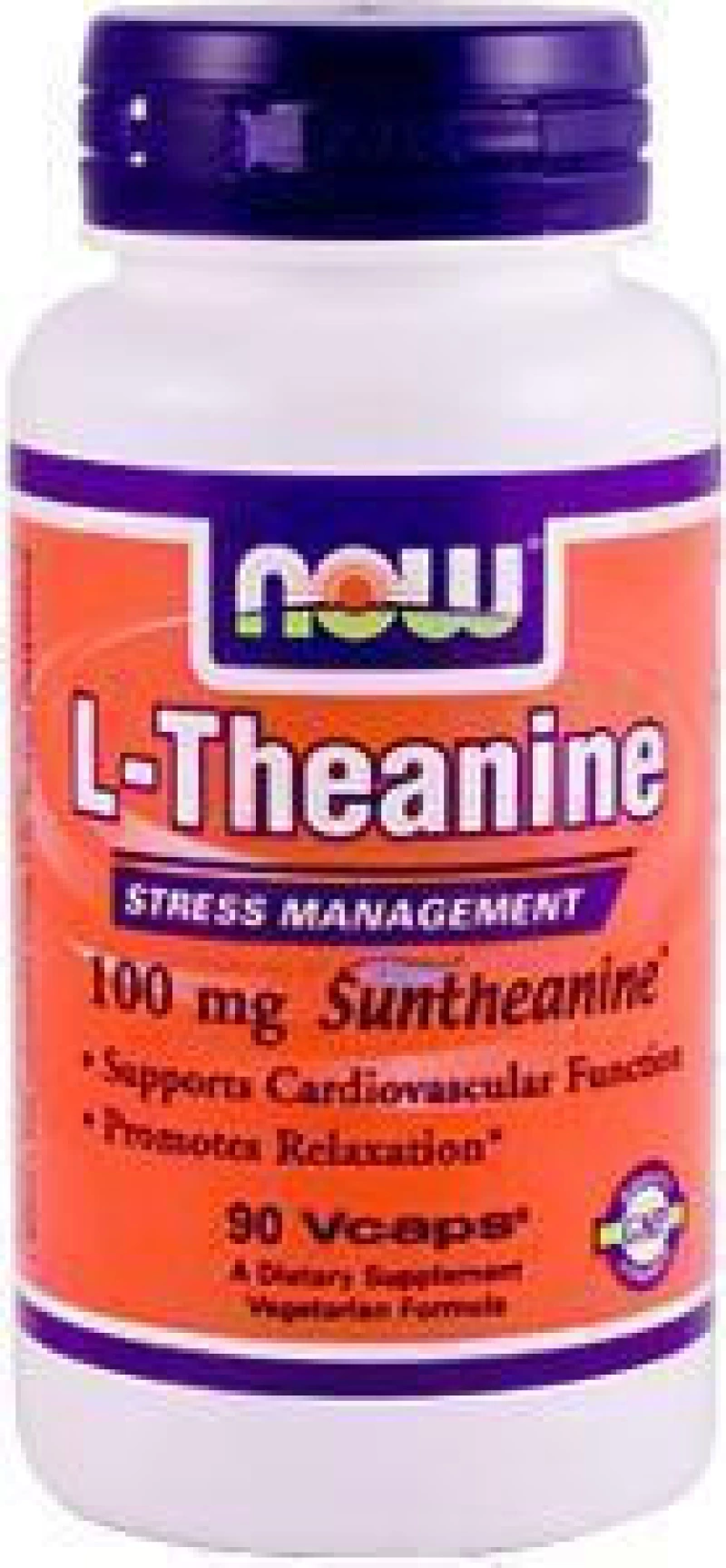 Now Foods L-Theanine 100mg 90 φυτικές κάψουλες